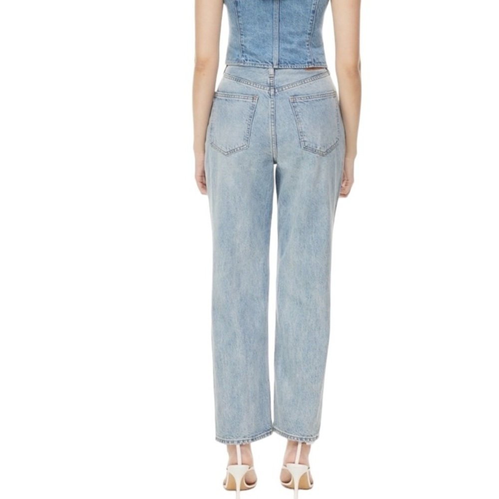 Denim Forum Joni High Rise Loose distressed jeans size 26 excellent condition - Picture 2 of 16